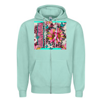 Seafoam survivor breast cancer Zipper Hoodie - AdoDesignShop