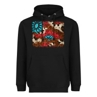 Black gemstone cowhide background Heavyweight Hoodie - AdoDesignShop