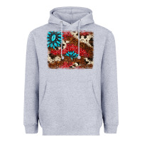 Heather Grey gemstone cowhide background Heavyweight Hoodie - AdoDesignShop