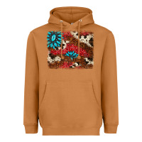 Meerkat gemstone cowhide background Heavyweight Hoodie - AdoDesignShop