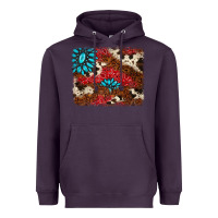 Plum gemstone cowhide background Heavyweight Hoodie - AdoDesignShop