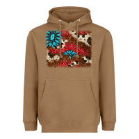Toasted Coconut gemstone cowhide background Heavyweight Hoodie - AdoDesignShop