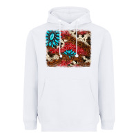 White gemstone cowhide background Heavyweight Hoodie - AdoDesignShop