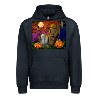 Navy headstone and coffin mousepad Urban Hoodie - BundleAndBundleShop