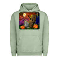 Pigment Oil Green headstone and coffin mousepad Urban Hoodie - BundleAndBundleShop