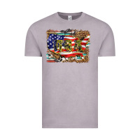 Vintage Zinc western america map usa Vintage Tee - BarkalooDesign