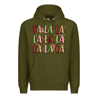 Army Green fa la la la la la la la la Premium Hoodie - MaliasSmallBusiness