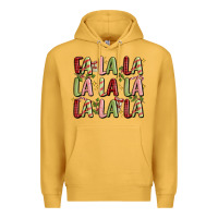 Mustard fa la la la la la la la la Premium Hoodie - MaliasSmallBusiness