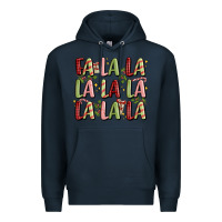 Navy fa la la la la la la la la Premium Hoodie - MaliasSmallBusiness