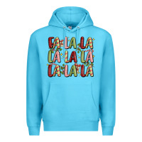 Ocean Blue fa la la la la la la la la Premium Hoodie - MaliasSmallBusiness