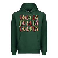 Sports Green fa la la la la la la la la Premium Hoodie - MaliasSmallBusiness