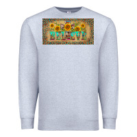 Heather Grey western believe leopard aztek license plate template Premium Sweatshirt - BarkalooDesign