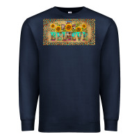 Navy western believe leopard aztek license plate template Premium Sweatshirt - BarkalooDesign