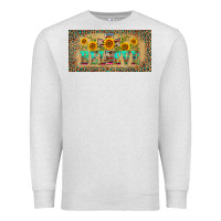 Oatmeal Heather western believe leopard aztek license plate template Premium Sweatshirt - BarkalooDesign