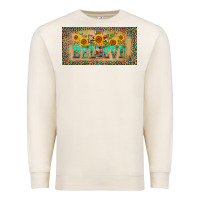 Sandshell western believe leopard aztek license plate template Premium Sweatshirt - BarkalooDesign