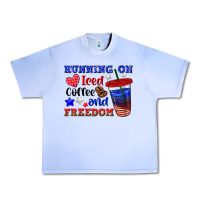 Grape Ice running on iced coffe and freedom Urban Heavy Tee - texasbilliewilder