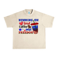 Sandshell running on iced coffe and freedom Urban Heavy Tee - texasbilliewilder