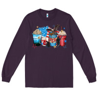Plum usa coffee cups Long Sleeve Tee - Zillion Design Studio