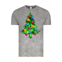 Cloud Rock sequin's christmas tree Vintage Tee - Zillion Design Studio