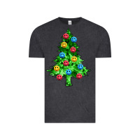 Vintage Black sequin's christmas tree Vintage Tee - Zillion Design Studio