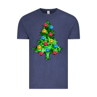 Vintage Denim sequin's christmas tree Vintage Tee - Zillion Design Studio