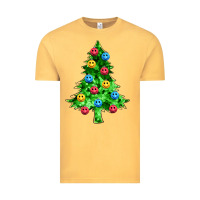 Vintage Mustard sequin's christmas tree Vintage Tee - Zillion Design Studio