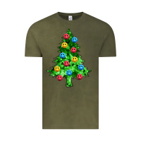Vintage Olive sequin's christmas tree Vintage Tee - Zillion Design Studio