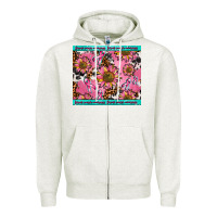 Oatmeal Heather breast cancer awareness Zipper Hoodie - AdoDesignShop