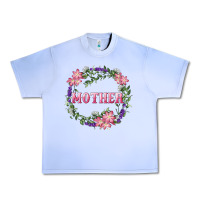 Grape Ice mother with floral wreath Urban Heavy Tee - RanaPortraitStore
