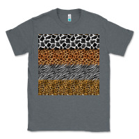 Charcoal Heather safari animals seamless pattern Classic Tee - BundleAndBundleShop