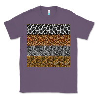 Lavender safari animals seamless pattern Classic Tee - BundleAndBundleShop