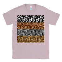 Lilac safari animals seamless pattern Classic Tee - BundleAndBundleShop
