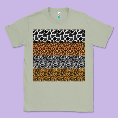 Safari Animals Seamless Pattern Classic Tee Designed By Bundleandbundleshop