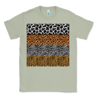 Matcha safari animals seamless pattern Classic Tee - BundleAndBundleShop