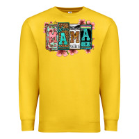 Lemon license letters floral mama Premium Sweatshirt - Jasminsmagicworld