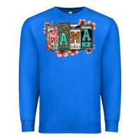 True Royal license letters floral mama Premium Sweatshirt - Jasminsmagicworld