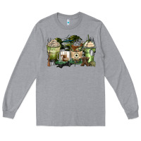 Heather Grey veteran coffee cups Long Sleeve Tee - Zillion Design Studio