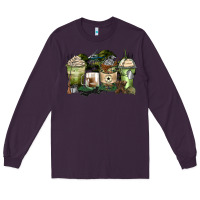 Plum veteran coffee cups Long Sleeve Tee - Zillion Design Studio