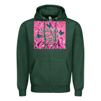 Sports Green stronger than the stormcancer Zipper Hoodie - AdoDesignShop