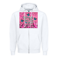 White stronger than the stormcancer Zipper Hoodie - AdoDesignShop