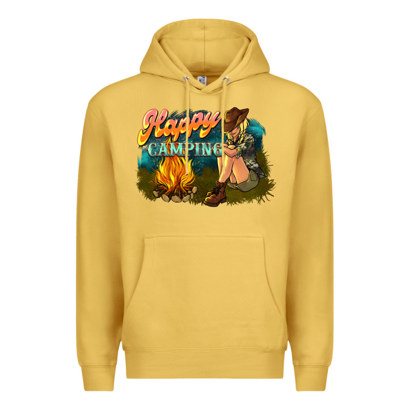 Happy Camping Premium Hoodie by NancyCooperArtShop | Teevron