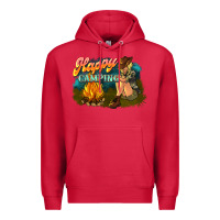 Cardinal happy camping Premium Hoodie - NancyCooperArtShop