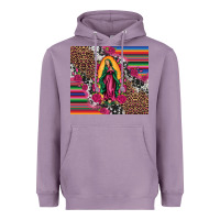 Lavender our lady of guadalupe serape background tumbler Heavyweight Hoodie - Artiststas