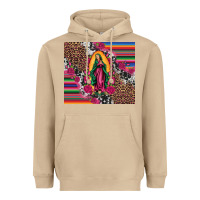 Mushroom our lady of guadalupe serape background tumbler Heavyweight Hoodie - Artiststas