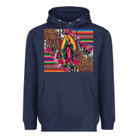 Navy our lady of guadalupe serape background tumbler Heavyweight Hoodie - Artiststas