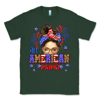 Sports Green All American mama Classic Tee - Neo Western
