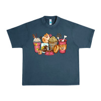 Midnight Navy pomeranian coffee cups Urban Heavy Tee - Zillion Design Studio