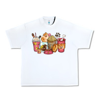 White pomeranian coffee cups Urban Heavy Tee - Zillion Design Studio