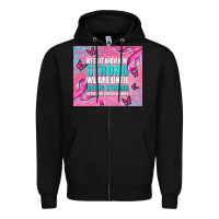 Black pink ribbon cancer Zipper Hoodie - AdoDesignShop