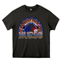 Asphalt american nurse Heavy Core Tee - SublimationCraftShop